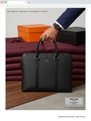 Hermes Imported Laptop Plus File Bag 29