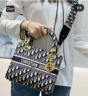 CHRISTIAN DIOR LADY D-LITE BAG 12A PREMIUM HIGH QUAILITY BIG SLING BAG 118