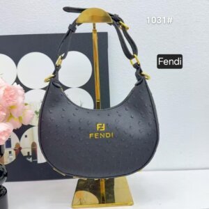 FENDI SELF SPOKE DOTTY 12A PREMIUM HIGH QUAILITY BIG SLING BAG 126