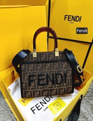 FENDI SMALL SUNSHINE TOTE BAG 12A PREMIUM HIGH QUAILITY BIG SLING BAG 133