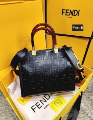 FENDI SMALL SUNSHINE TOTE BAG 12A PREMIUM HIGH QUAILITY BIG SLING BAG 132