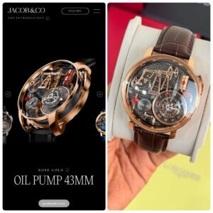 Jacobs & Co. Oil Pump With Working Oil Refinery Swiss Watch 4
