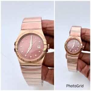 Omega Constellation Rose Gold Couple Watch 7