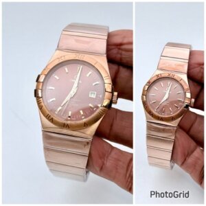 Omega Constellation Rose Gold Couple Watch 9