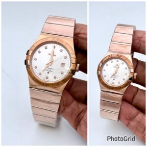 Omega Constellation Rose Gold Couple Watch 8