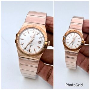 Omega Constellation Rose Gold Couple Watch 11