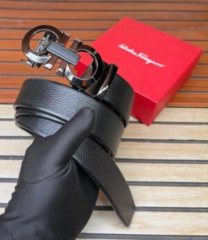 Salvatore Ferragamo High-End Quality Auto Lock Gripper Belt For Men 194